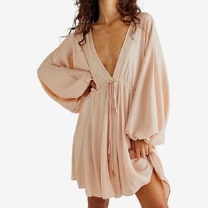 Free People cream dress